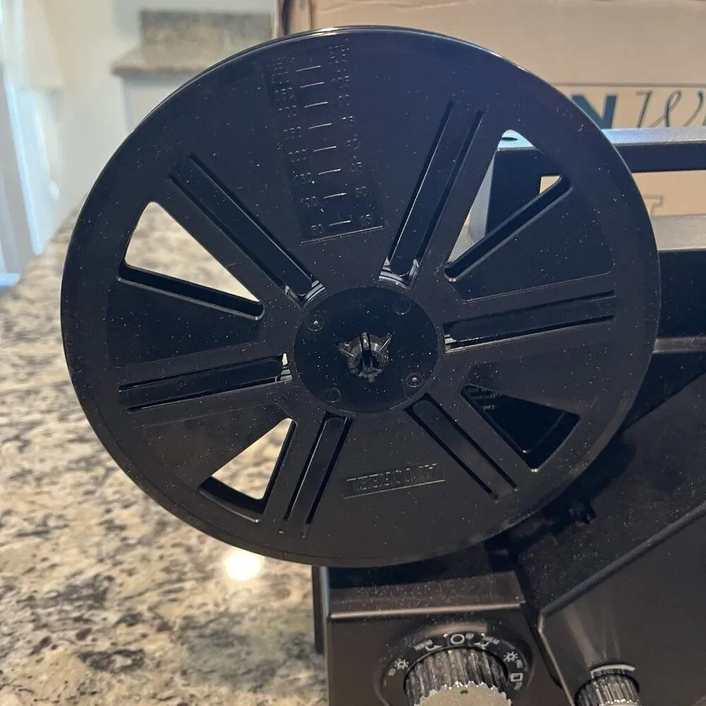 Chinon Whisper Silent Dual 8 Movie Projector - 8mm and Super 8mm film projector